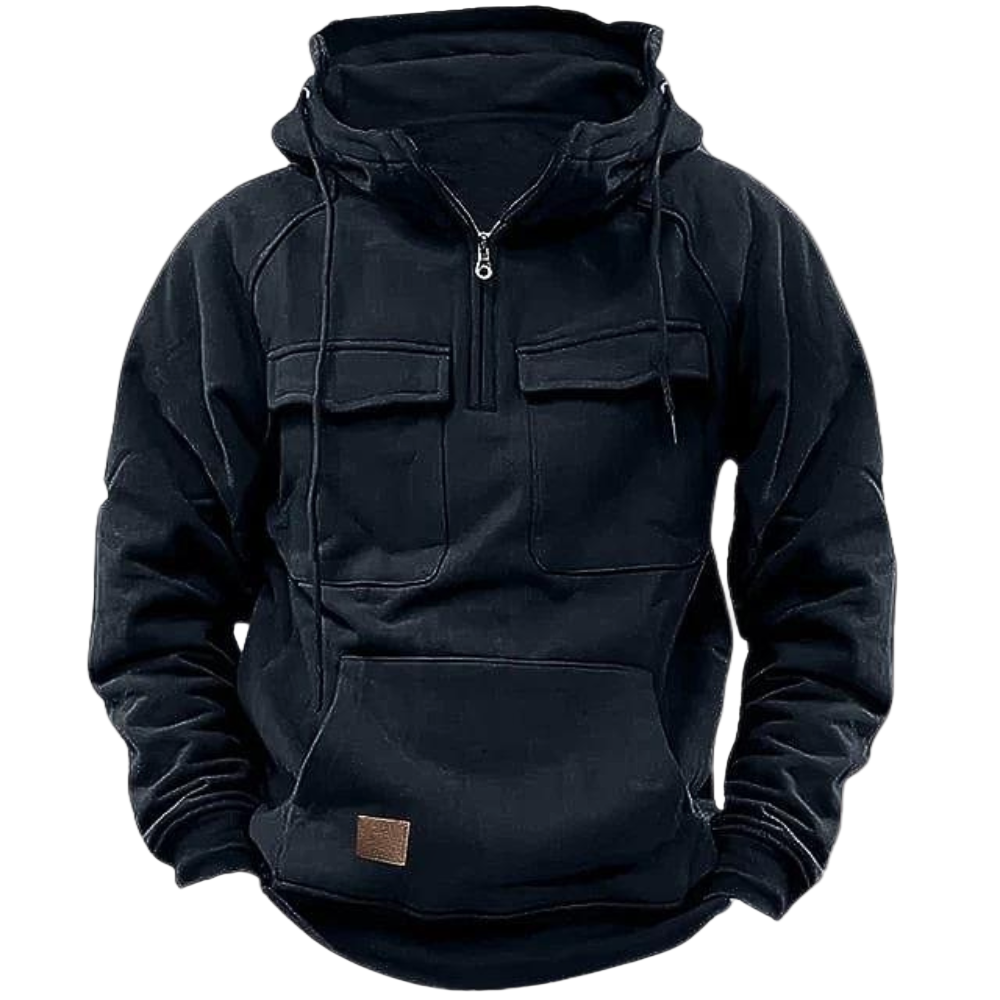 Komfortabel herre hettegenser med hette, perfekt for casual bruk og avslappede dager.