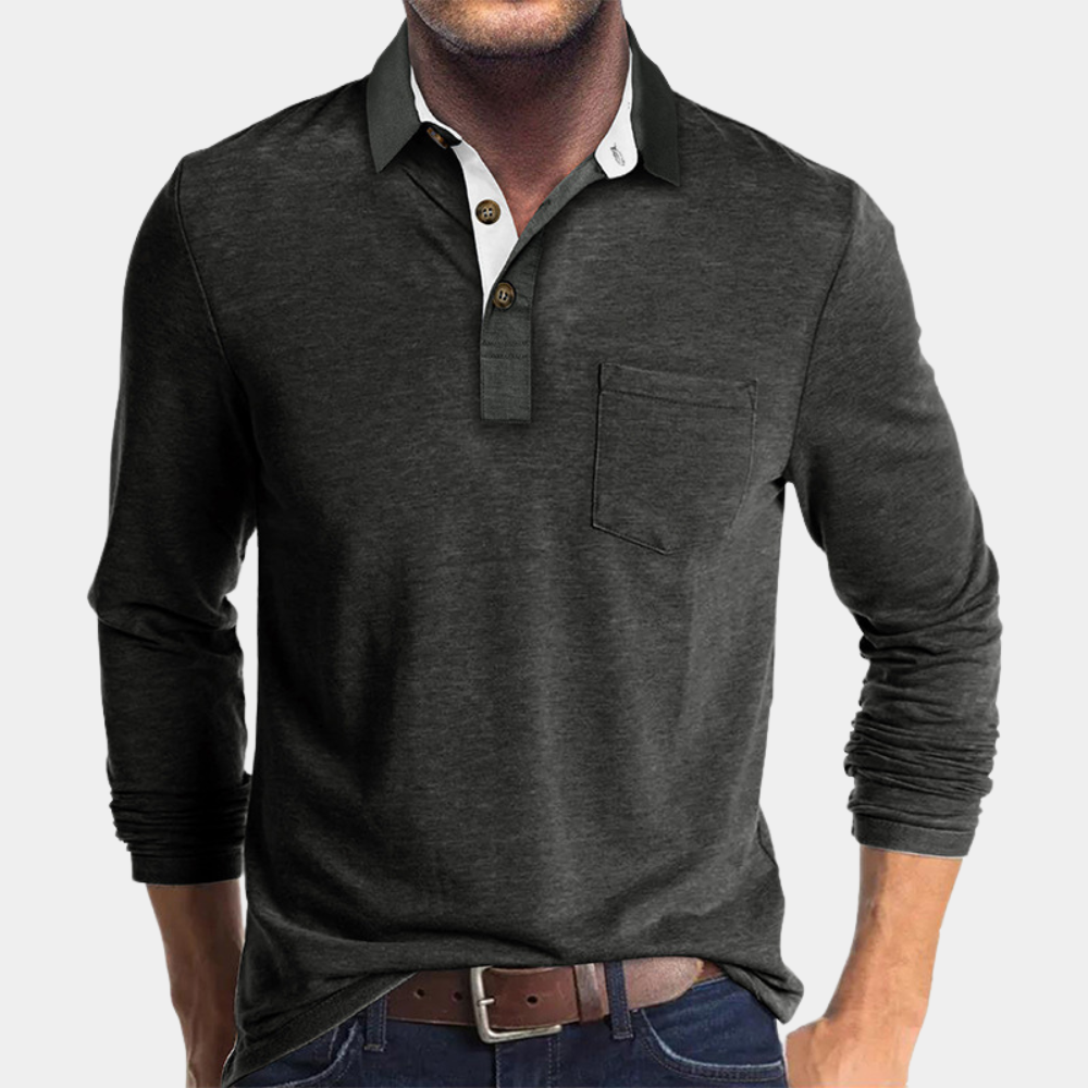 Allsidig herre poloshirt, ideell for hverdagsklær og casual stil. Komfortabel og trendy.