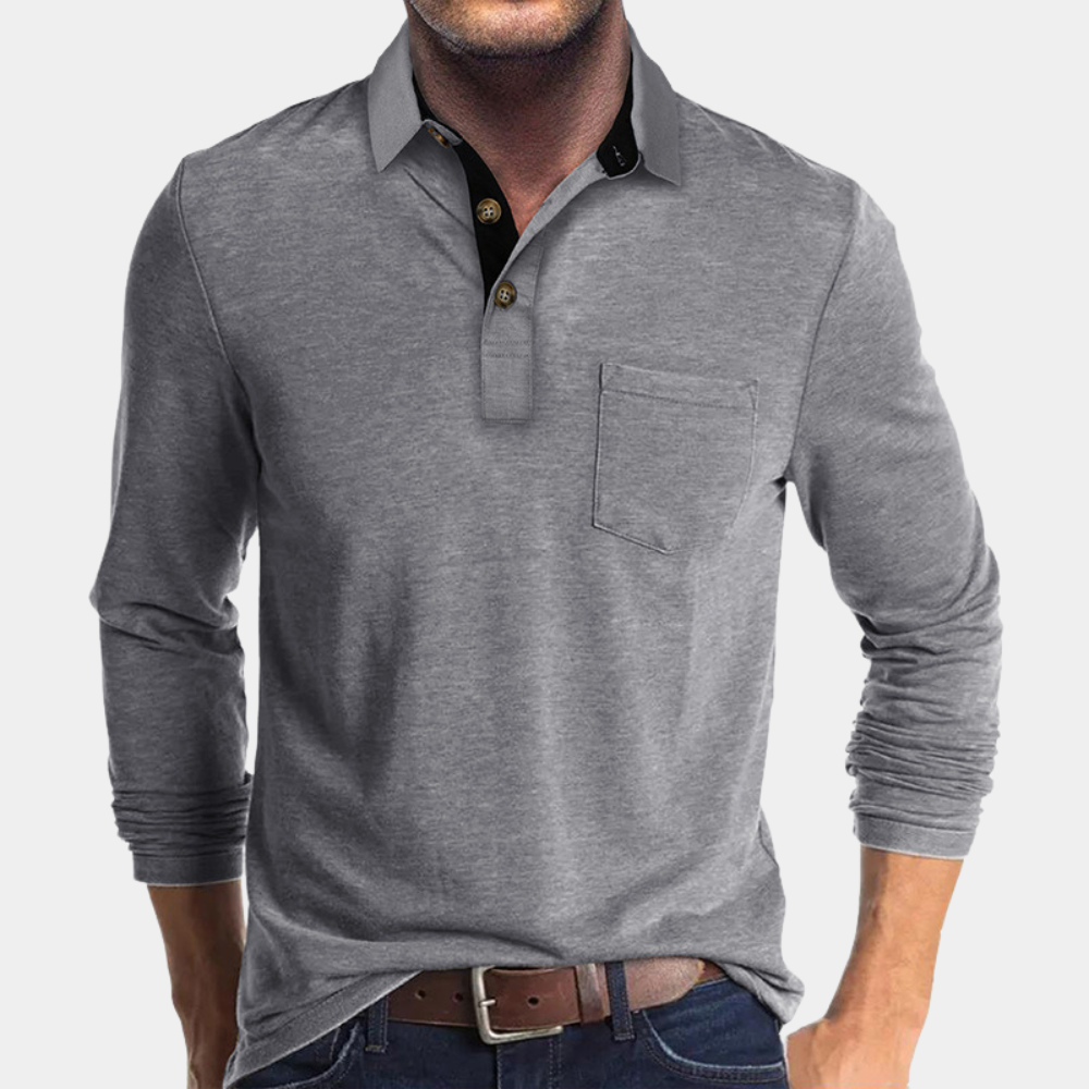 Myk og pustende herre poloshirt. Komfortabel, trendy passform som passer til all herremote.