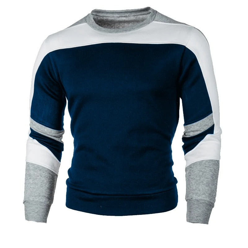 Herre sweatshirt med rund hals for en uformell og moteriktig look. Myk og komfortabel genser for menn.