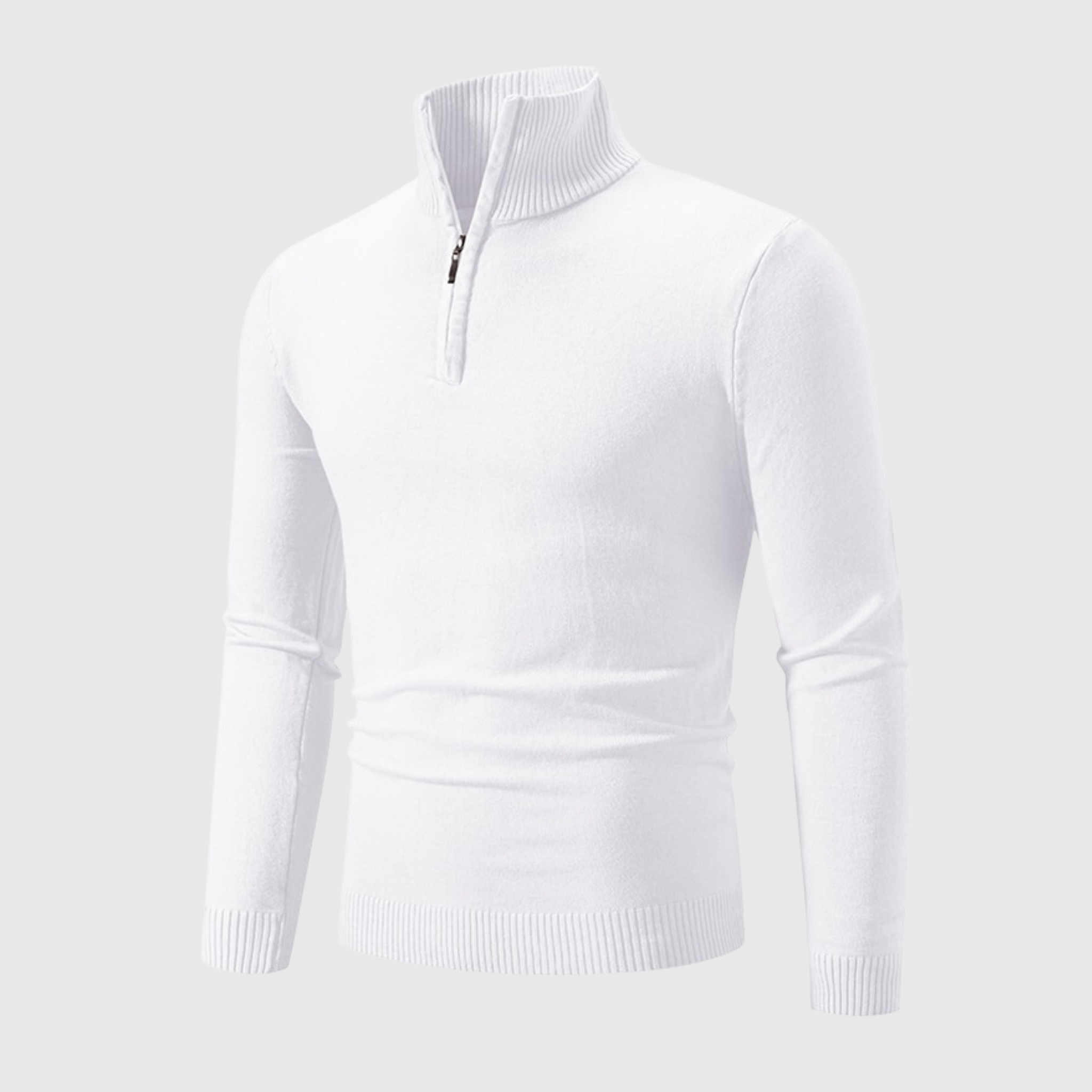 Stilfull pullover for menn med behagelig rund hals, ideell for en elegant hverdagslook.