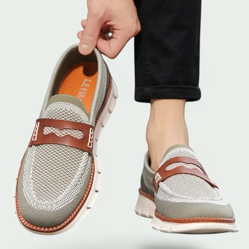 Myke herremoccasiner som tilbyr optimal komfort. Perfekte fritidssko for menn til sommer og vår.