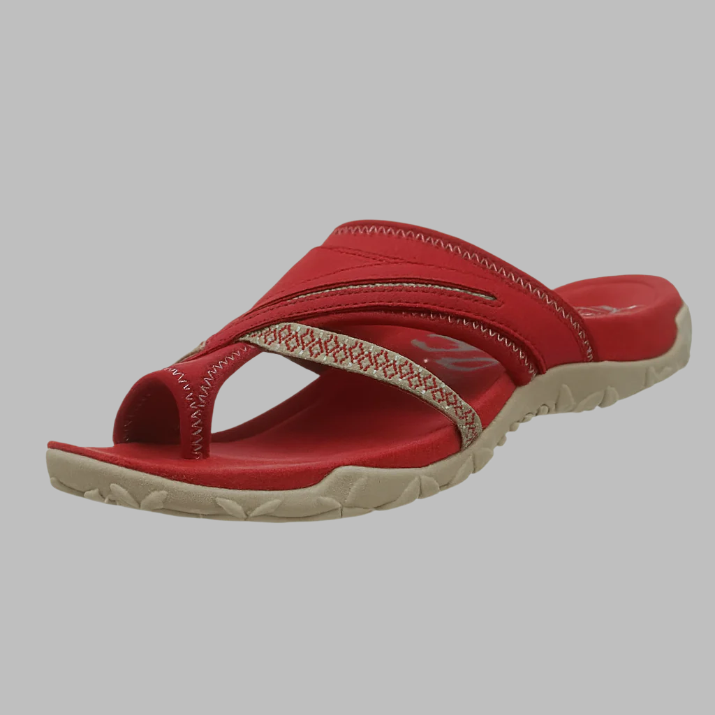 Dame flip-flops med komfortabel kryss stropp, lettvekt design for sommeren og avslappede anledninger.
