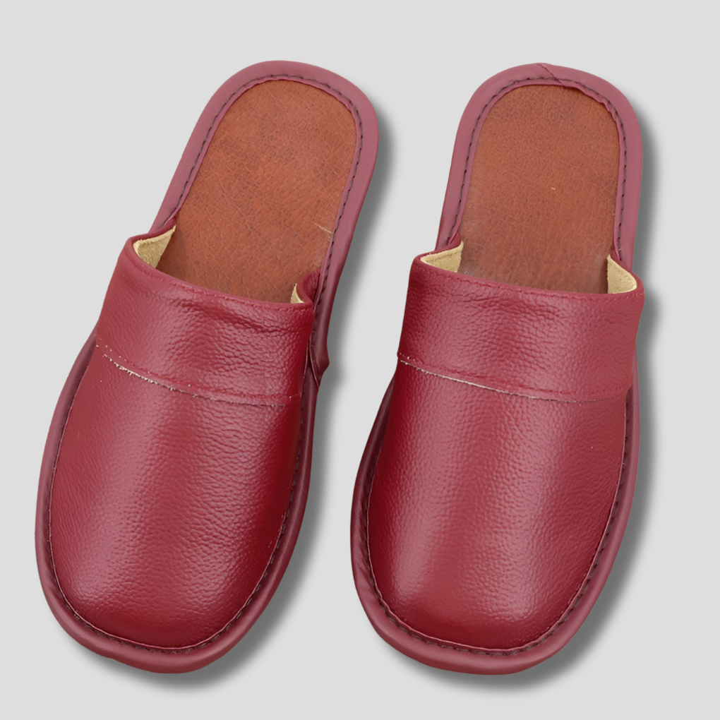 Komfortable slip-on herresandaler for innebruk, ideelle som hjemmesko og myke tøfler til menn.