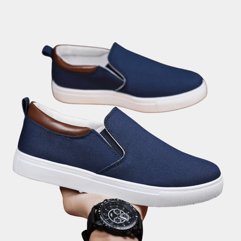 Komfortable slip-on sko for menn med lett design og enkel påføring for maksimal bekvemmelighet.