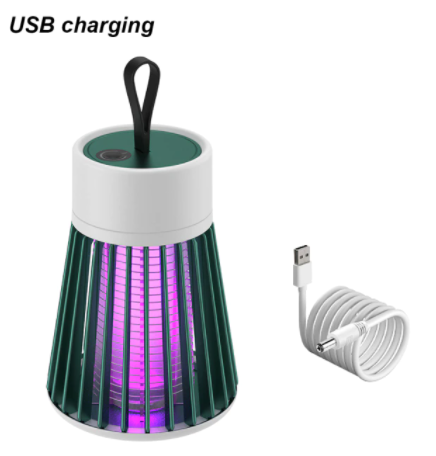Si farvel til mygg! Effektiv LED myggdreper for innendørs og utendørs bruk. Stillegående og giftfri skadedyrkontroll.