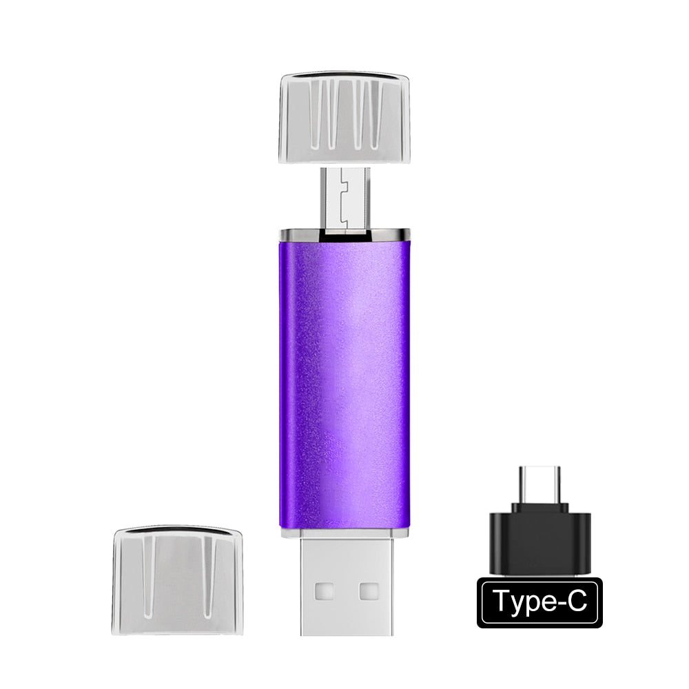 Høykapasitets USB-minnepinne, ideell for lagring av store mediefiler og programmer.