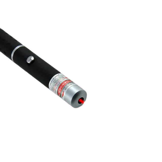 Kraftig 5mW laserpeker i aluminium, ideell for presentasjoner og stjernekikking.