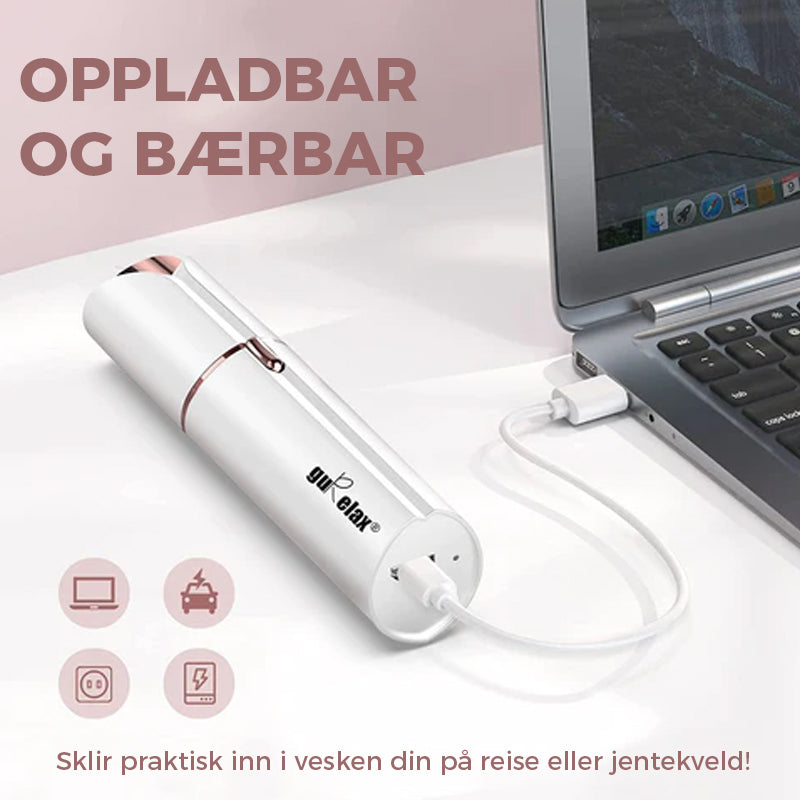 Gaveidé: Oppladbar ansiktsepilator for kvinner, smertefri og effektiv hårfjerning for skjønnhet.
