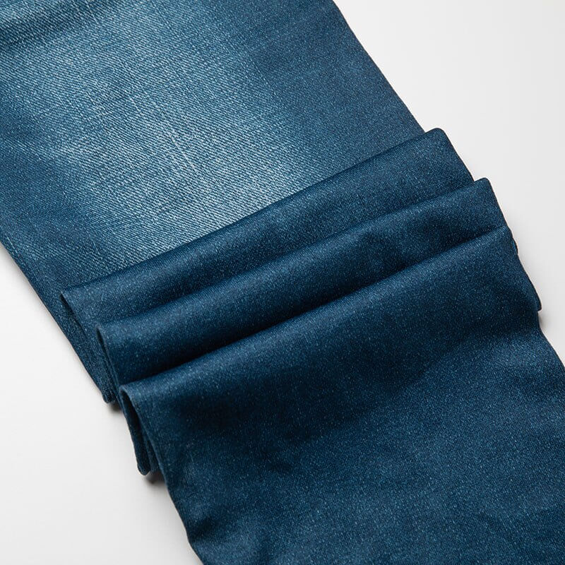 Blå jeans-leggings til kvinner, høy midje for en moderne slank passform og stilfull hverdagsbruk.