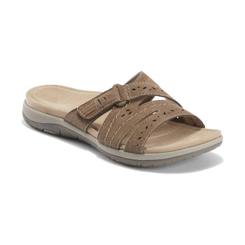 Komfortable kvinner sandaler med buestøtte, egnet for daglig bruk. Stilige flatesandaler for sommeren.