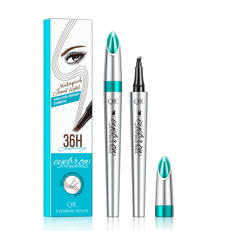 Kvinner's kosmetikk: Vanntett microblading øyenbrynspenn for feilfrie naturlige bryn.