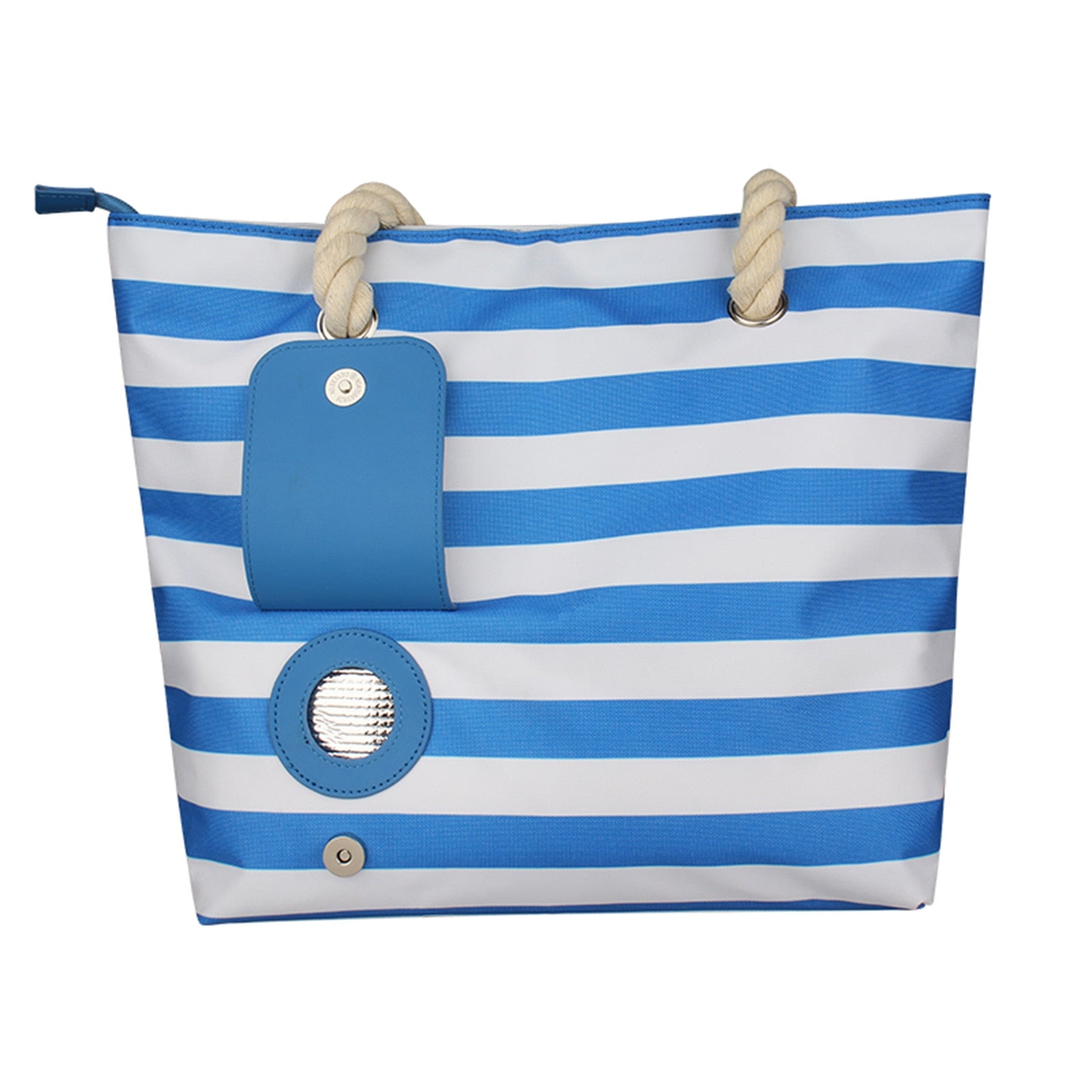 Elegant piknikveske/kjølebag for kvinner, med isolert rom for vin. Perfekt til utendørsaktiviteter.