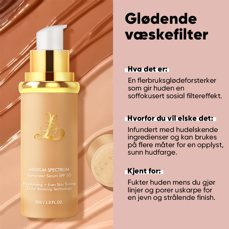 Langvarig og vanntett flytende foundation som gir full dekkevne og oljekontroll.