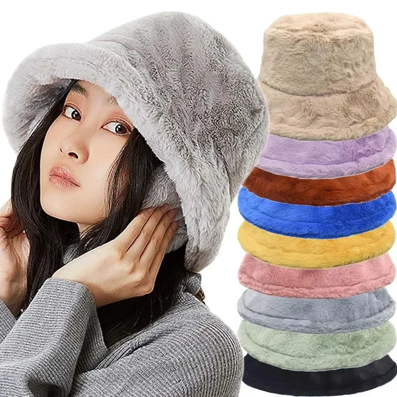 Trendy bøttehatt til dame. Varm og stilfull headwear for kalde dager.