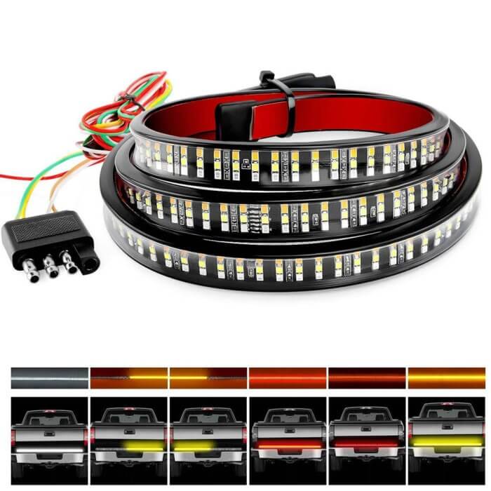 LED baklukelys for økt synlighet og sikkerhet på bil og lastebil.