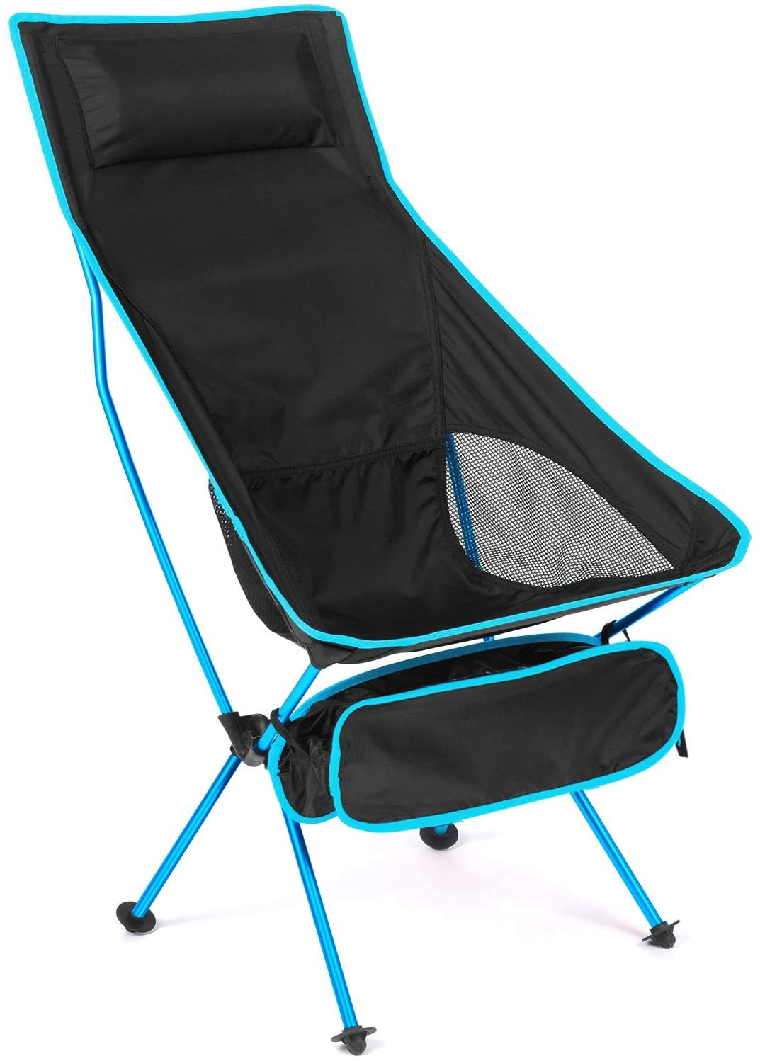 Kompakt sammenleggbar lettvekt campingstol. Perfekt for reise, camping, strand og utendørs avslapning.