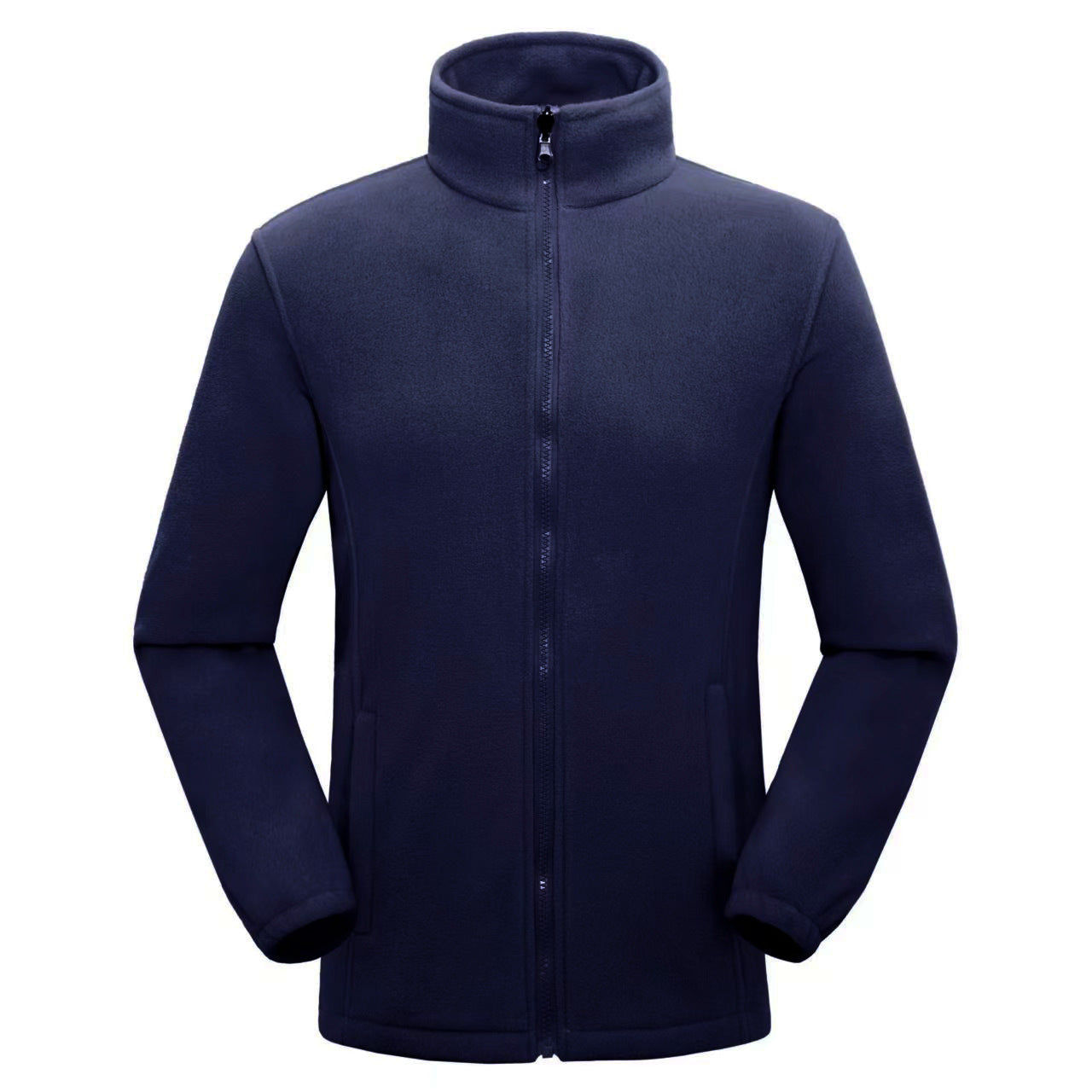 Glidelåsjakke i lett fleece for kvinner, ideell for en sporty og komfortabel stil.