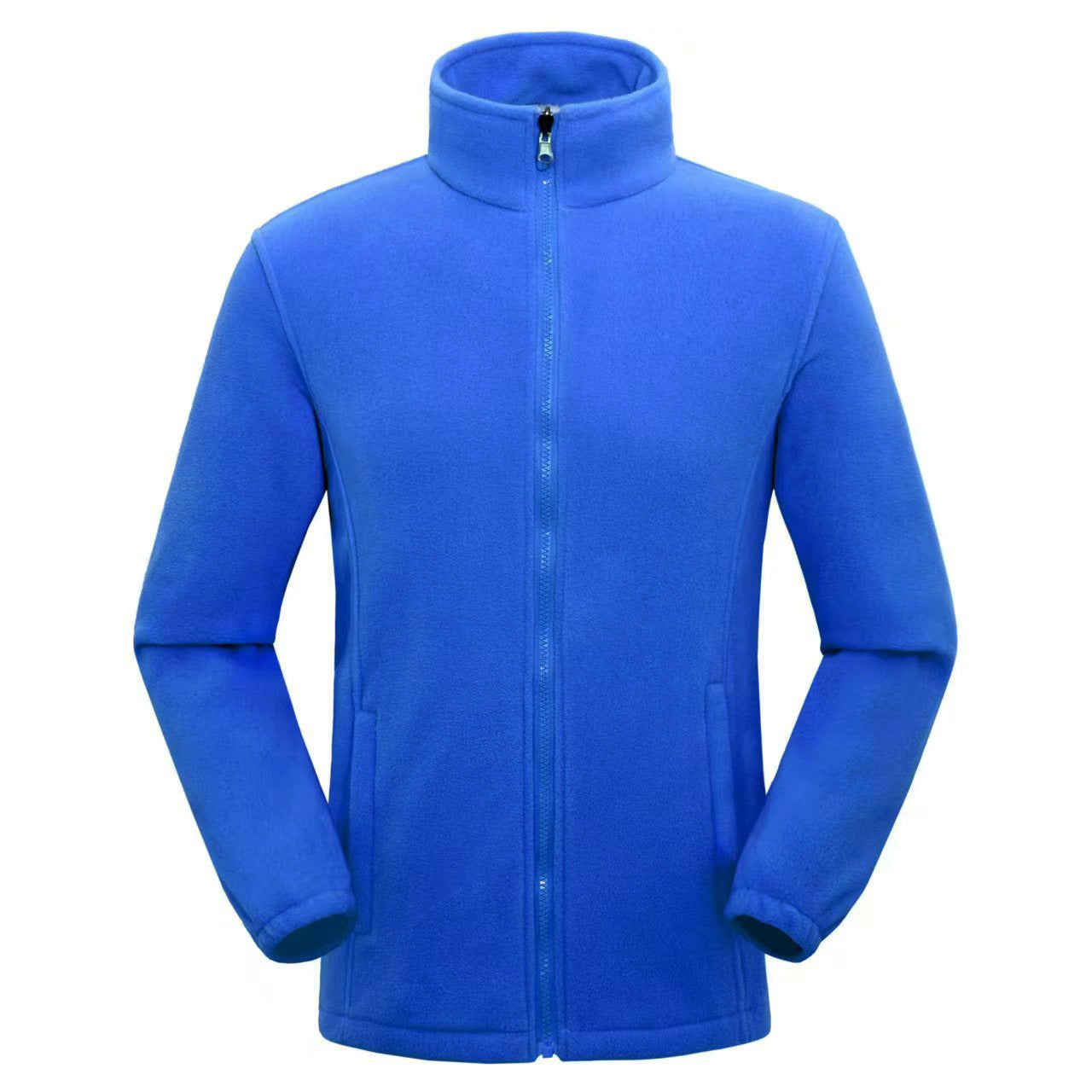 Hverdagsjakke for kvinner, lett fleece med glidelås, perfekt for overgangen.