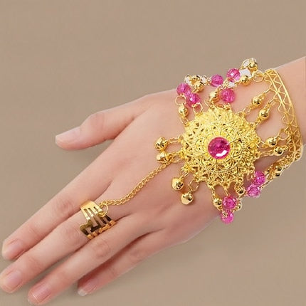 Dansutstyr: elegant magedans armbånd med bjeller som forsterker din sceneopptreden.