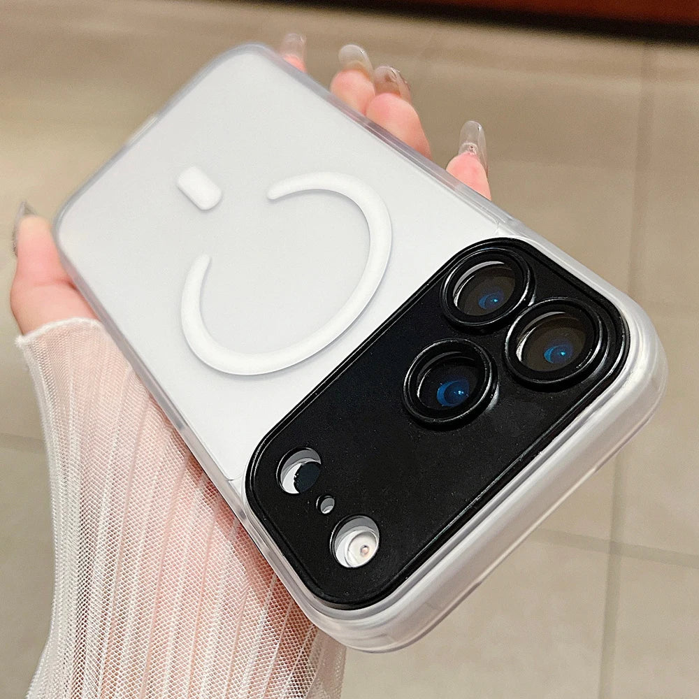Blått magnetisk deksel til iPhone 17 Pro. Slank og lett med kraftig beskyttelse.