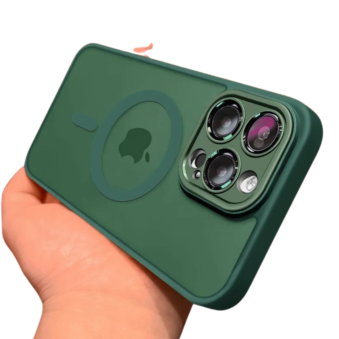 Slitesterkt iPhone deksel, støtsikkert og magnetisk, sikrer trygg mobilbeskyttelse mot fall.