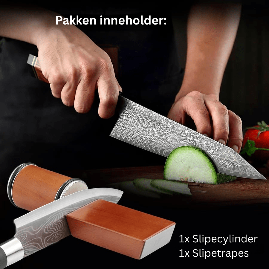Perfekt gave til kokken: En presis manuell knivsliper for kjøkkenutstyr som gir skarpe kniver.