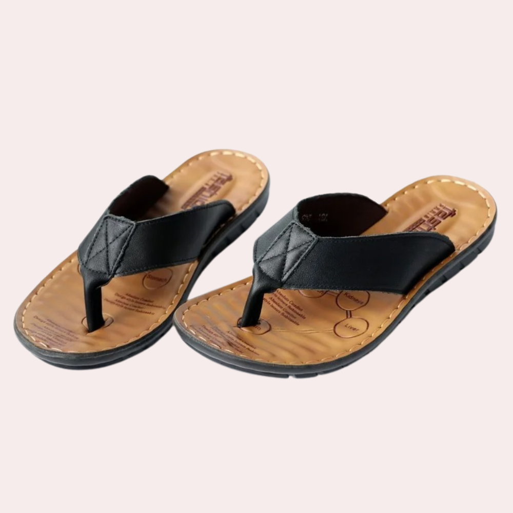Stilige herre slippers, myke og komfortable sandaler for menn, perfekt til sommer og fritid.