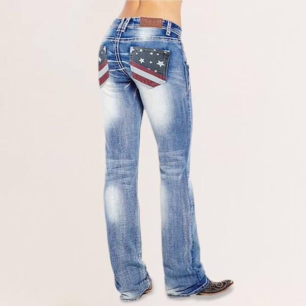 Slitesterke bootcut-jeans for menn. Klassisk design og komfortabel passform for herremote.