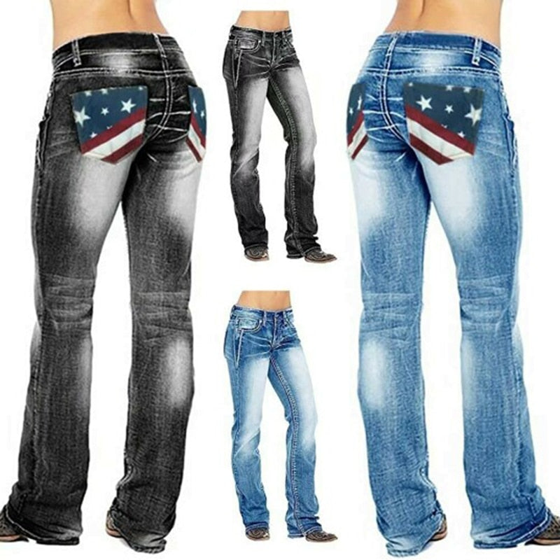 Allsidige menns bootcut-jeans. Uformell stil og komfortable bukser for enhver anledning.
