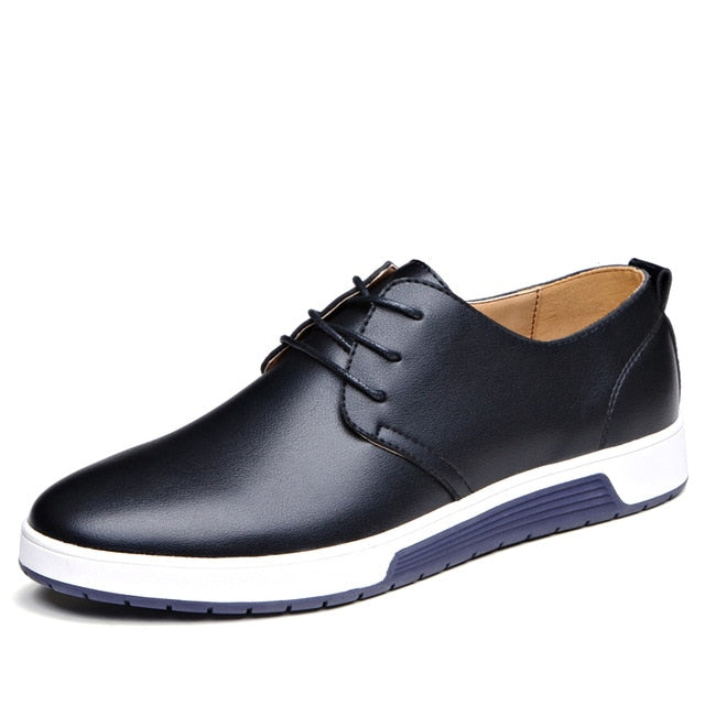 Stilige herresko, svarte oxford fritidssko, perfekte for semi-formelle anledninger.