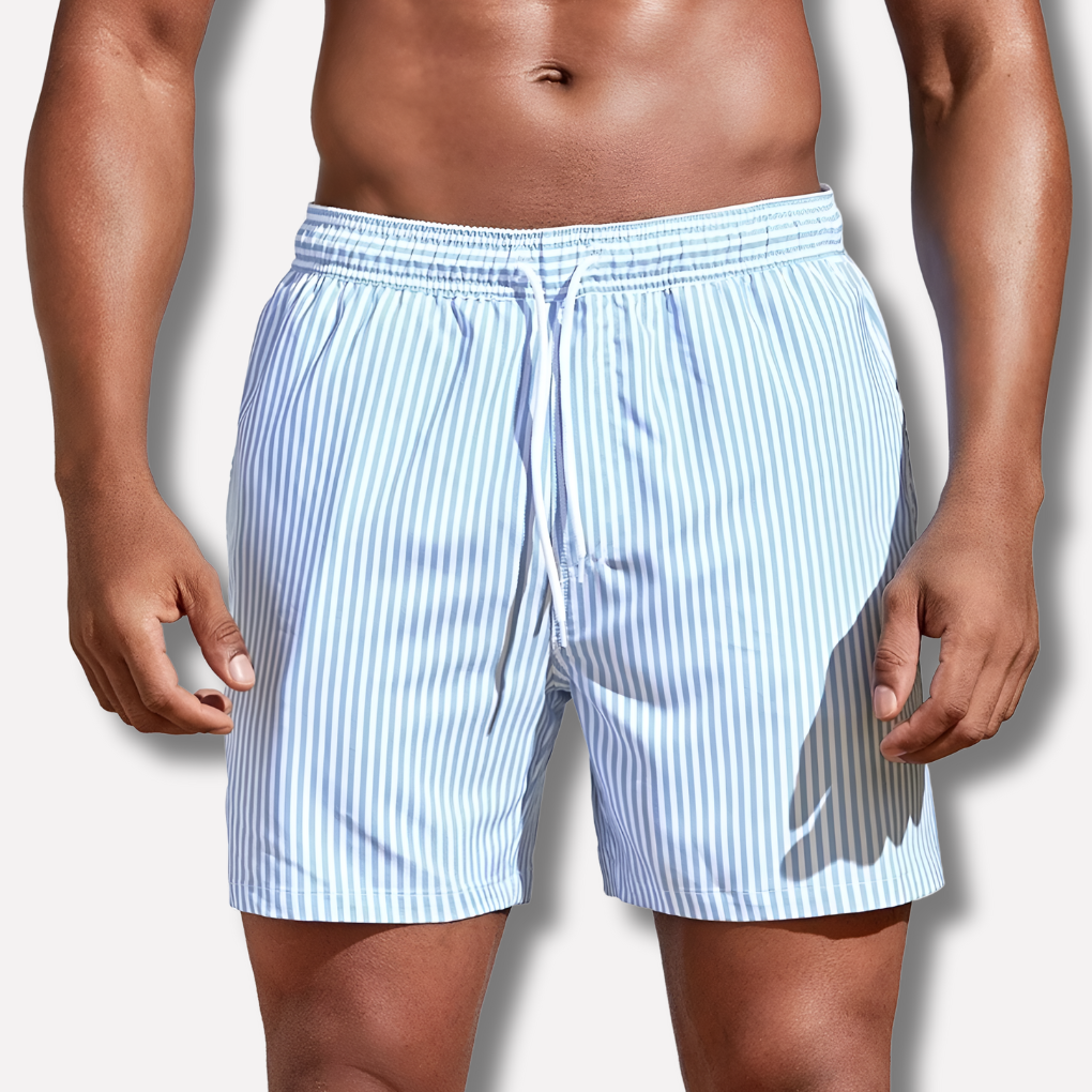 Stilfull herreshorts, allsidig for strand og fritid. Casual design for menn som ønsker komfort.