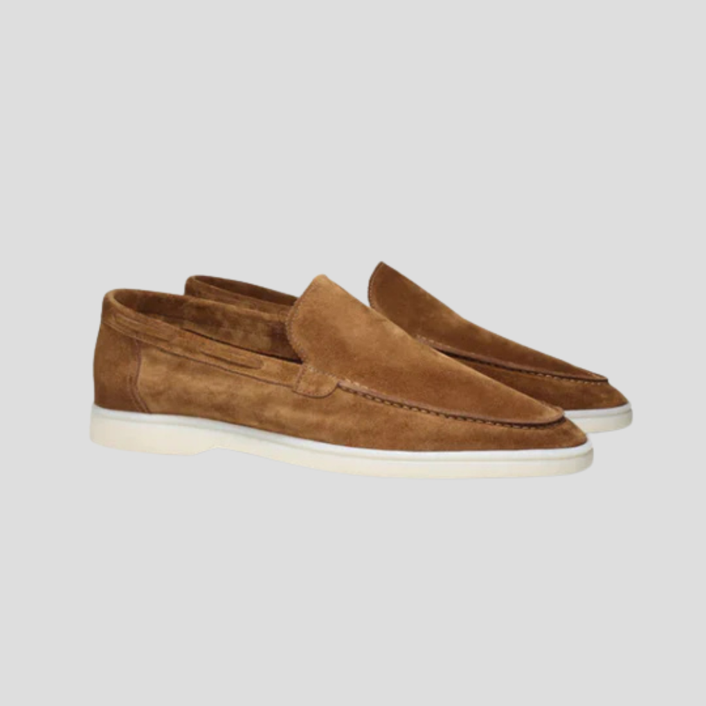 Lette og fleksible herreloafers, optimale for langvarig komfort og en elegant, uformell look. Slip-on.