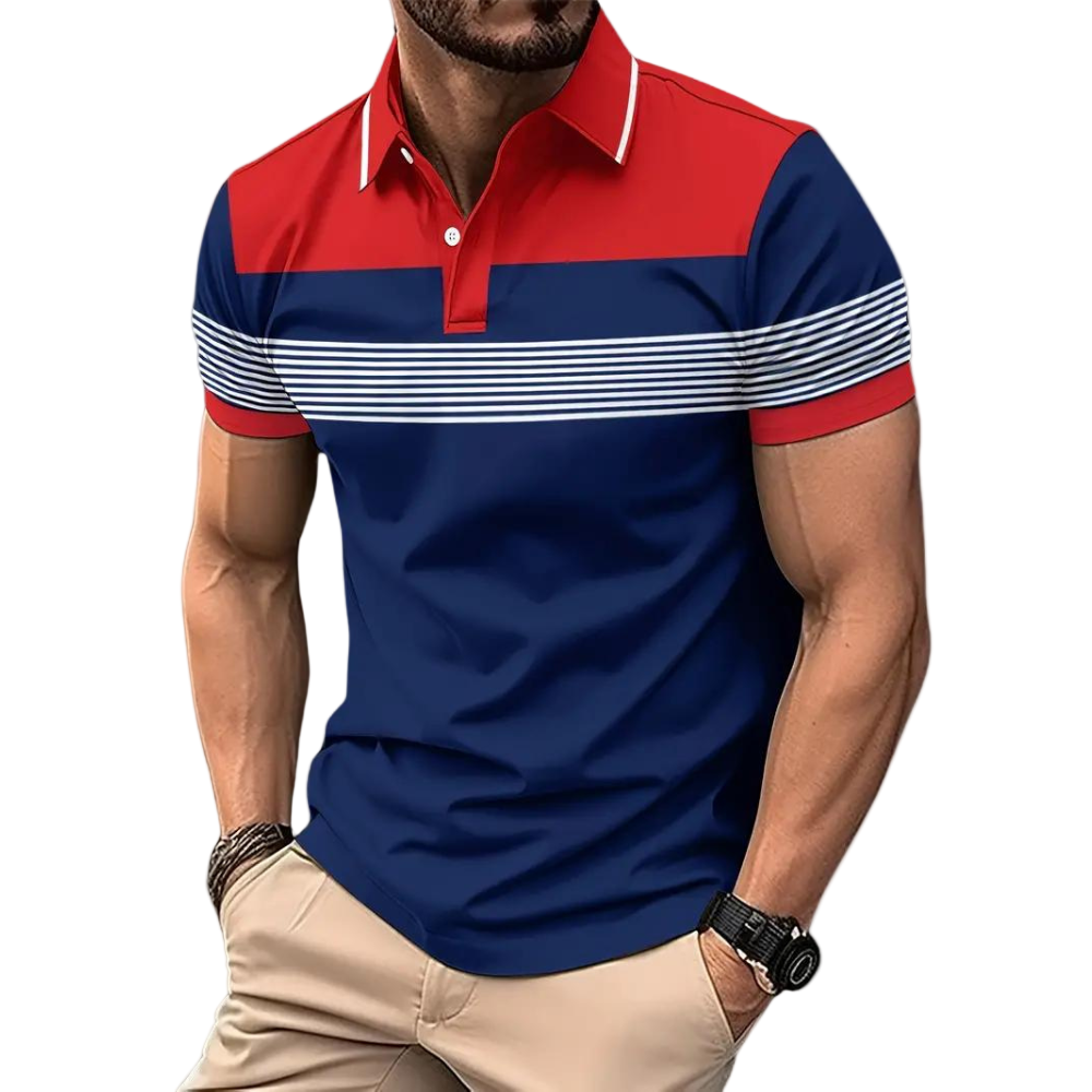 Menns stilfulle poloshirt for hverdag og fritid. Klassisk herreklær, komfortabel og elegant.