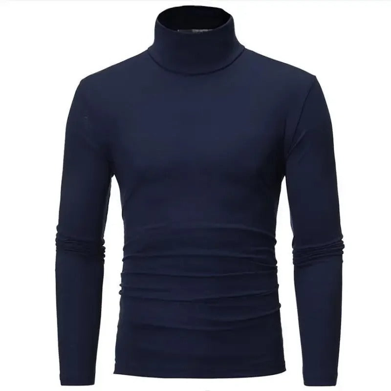 Termisk underplagg for menn, bakside. Fremhever slim passform og lange ermer for vinter.