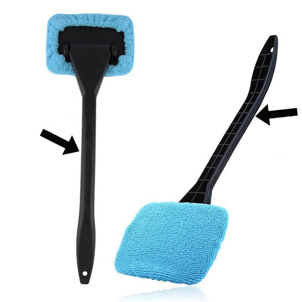 Innovativ mikrofiber vindusvasker, fjerner dugg og skitt effektivt fra bil og vinduer i huset.