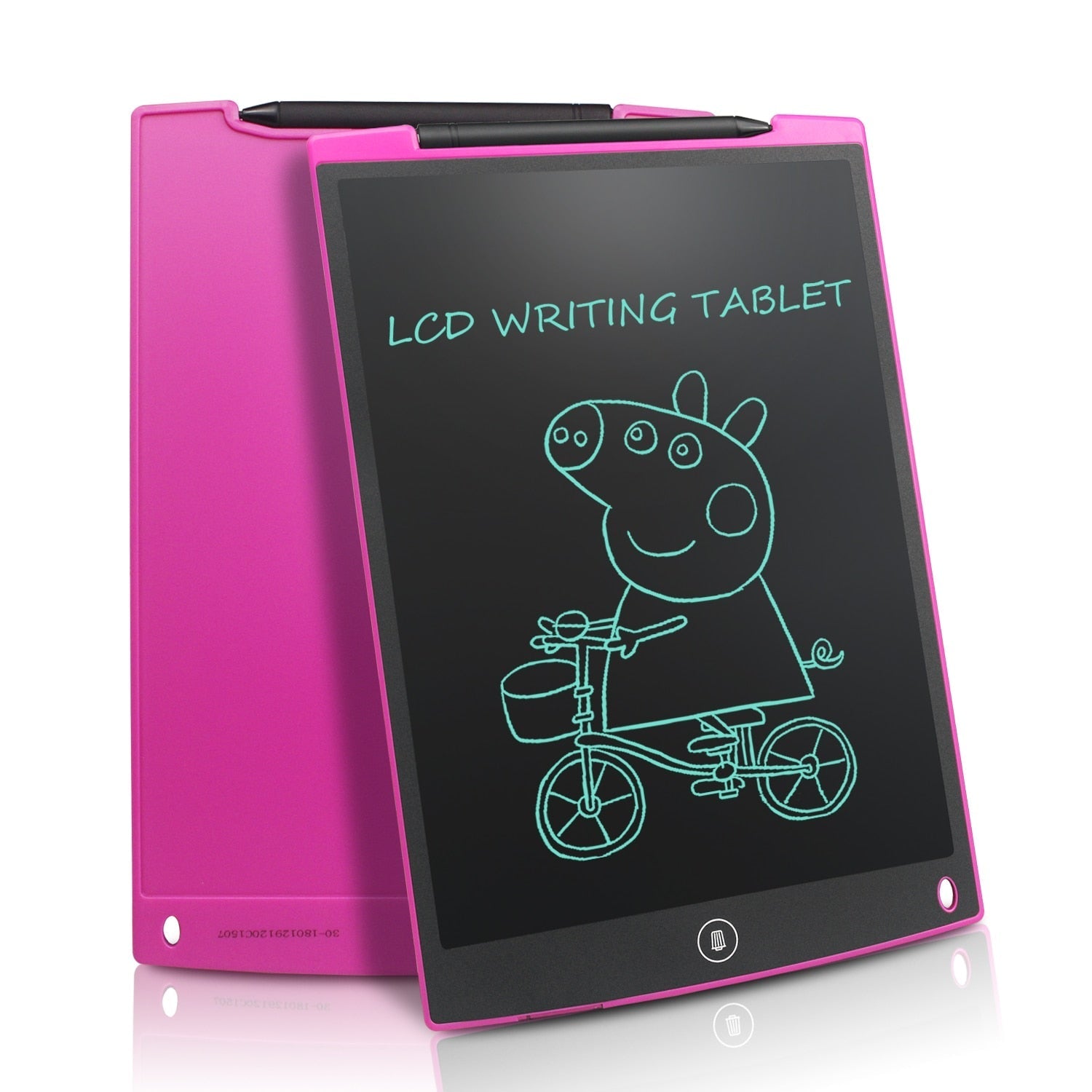 Miljøvennlig LCD skrivebrett for digitale notater og tegninger.