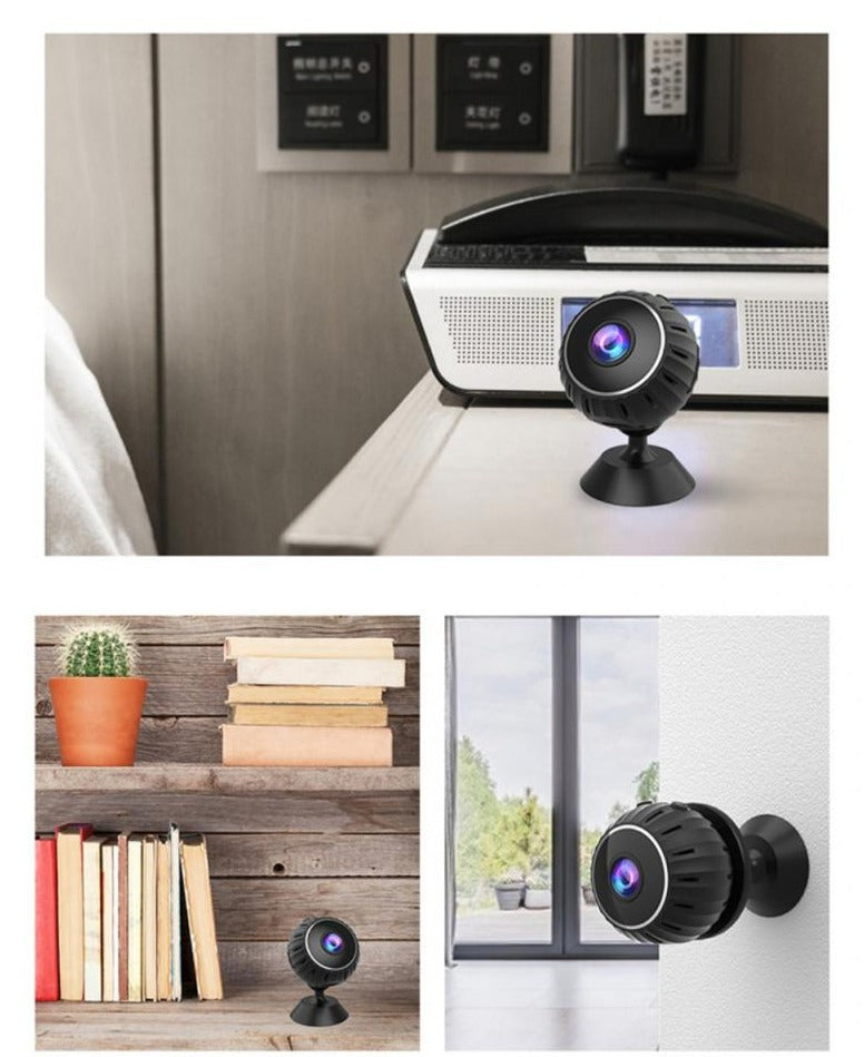 Sikker hjemmeovervåking med Mini Full HD WiFi-kamera og IR-nattesyn