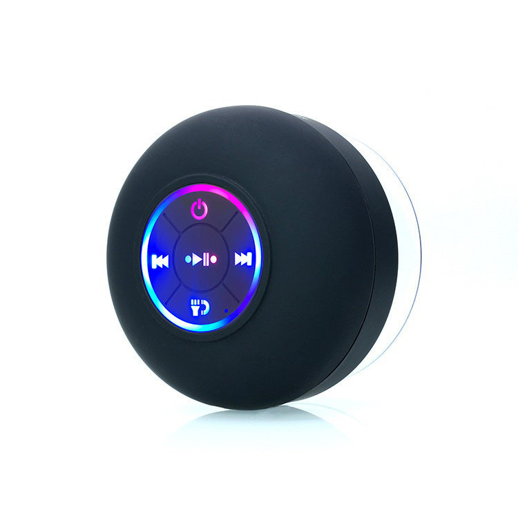 Musikalsk gadget: vanntett Bluetooth mini høyttaler med fengslende LED-lys.