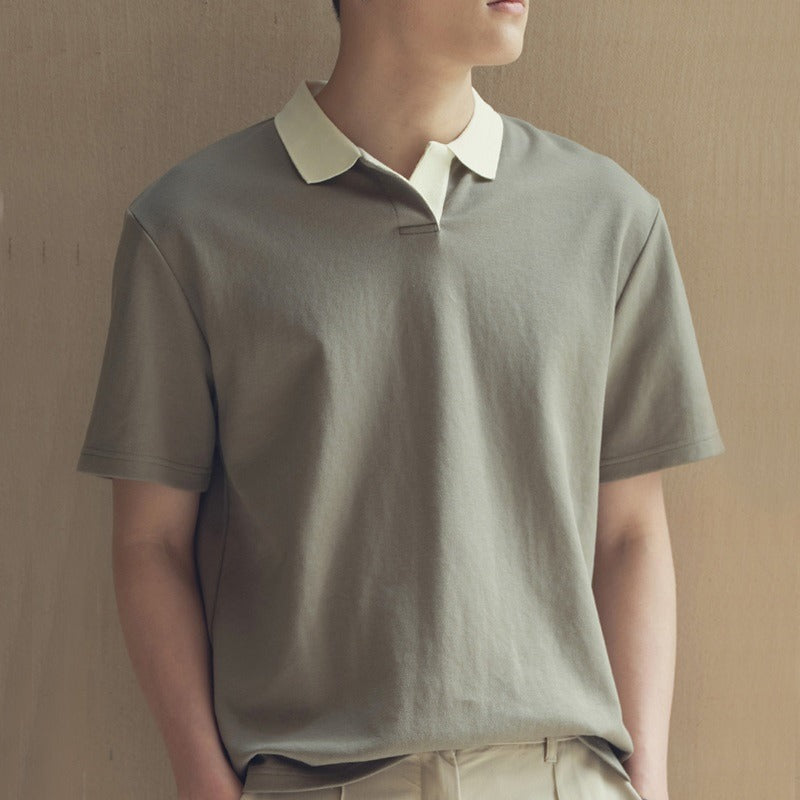 Komfortabel herre polo skjorte, perfekt for en stilren fritidslook. Ideell for vår, sommer og hverdags.