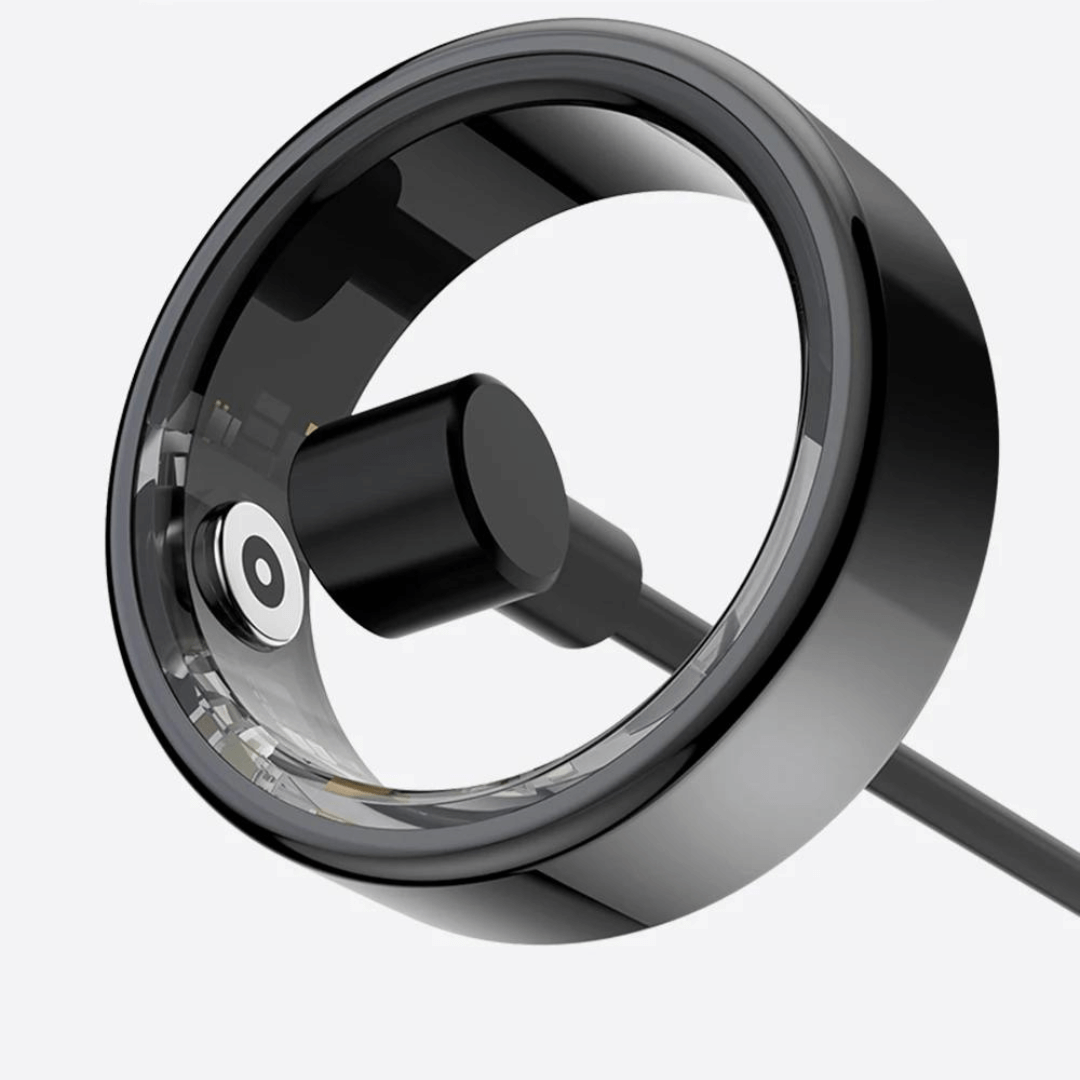 Robust unisex smartring i titan. Vanntett og holdbar for daglig bruk og en aktiv livsstil.