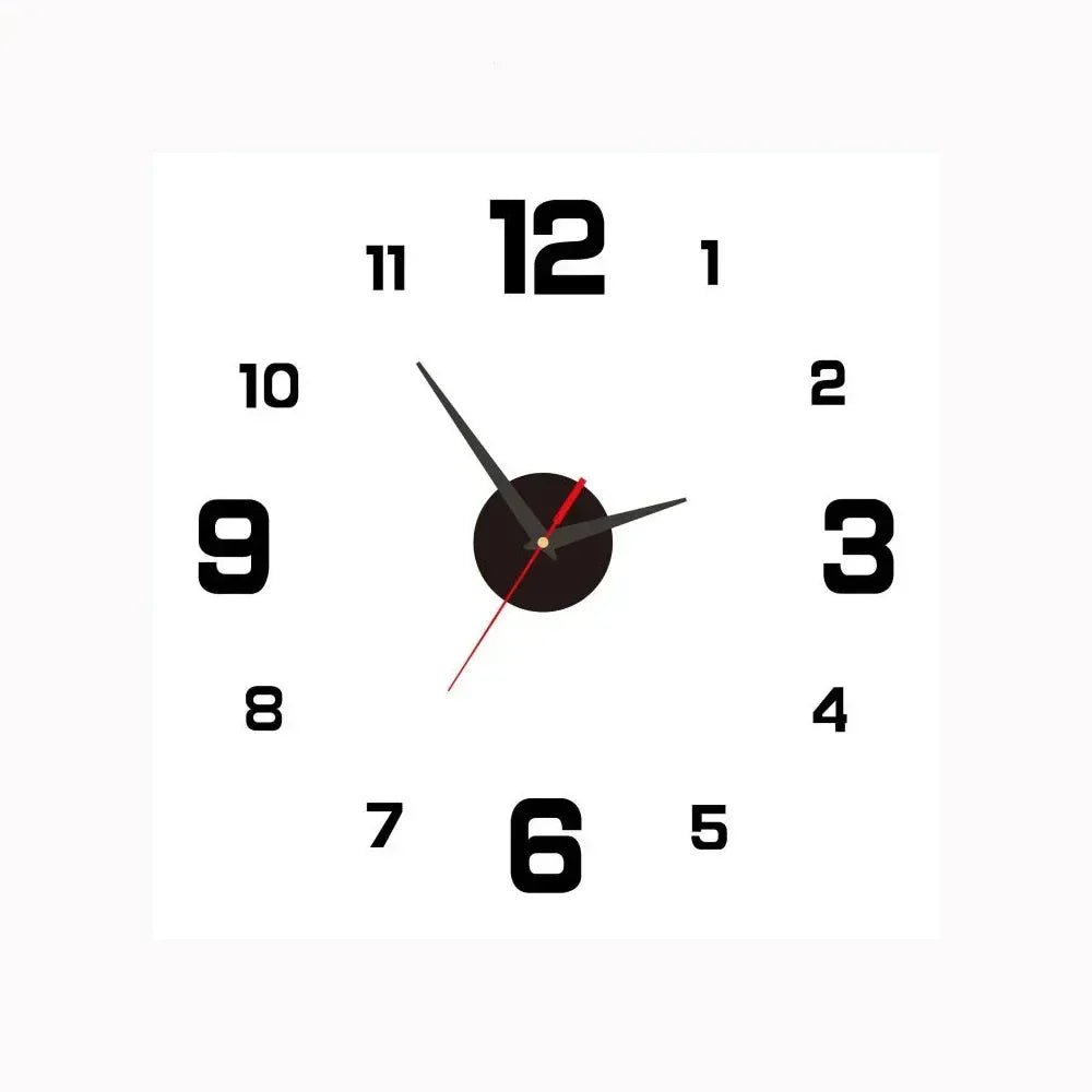 Nyt roen med en stillegående, minimalistisk veggklokke. Moderne design, elegant hjemmeinnredning for presis tid.