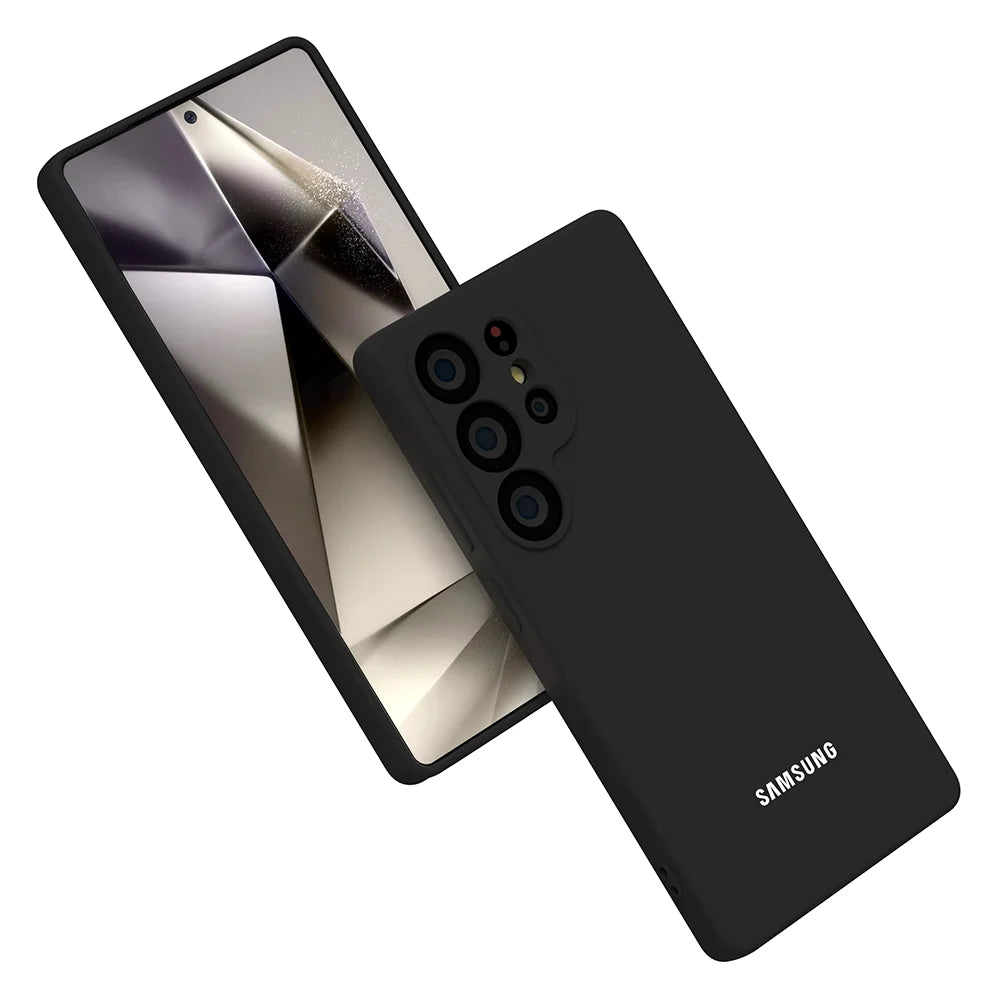 Tynt S25 Ultra cover i grønn. Stilig og støtsikkert silikondeksel som beskytter godt.