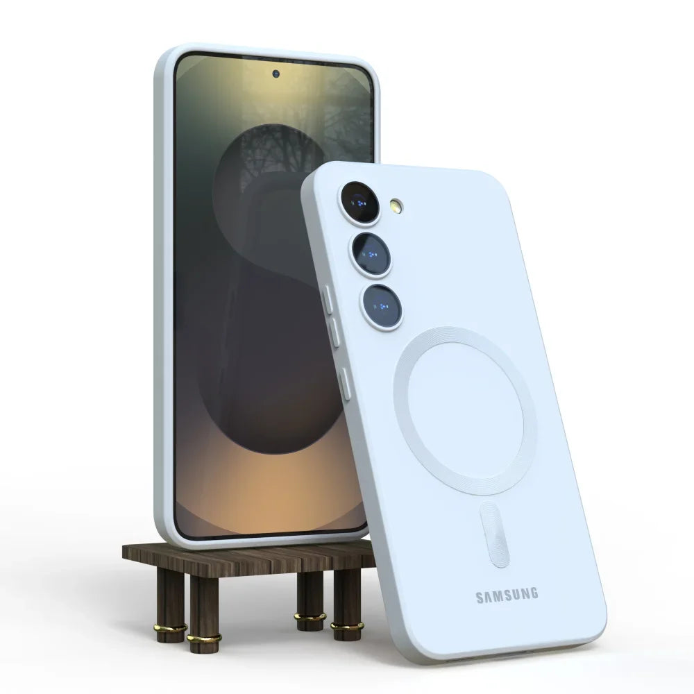 Mobildeksel S24, S23, S22. Støtsikkert og slankt Samsung Galaxy deksel som bevarer telefonens utseende.