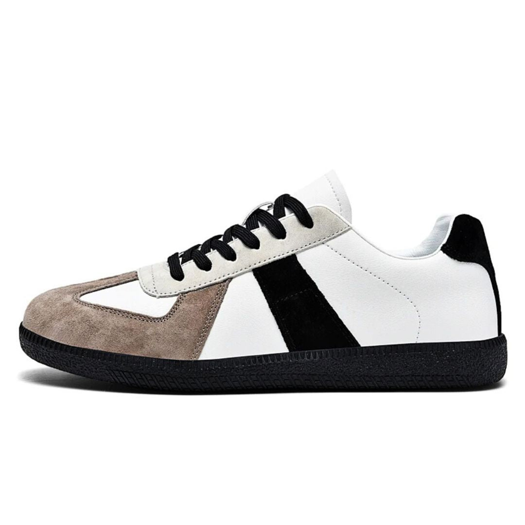 Stilige urbane herresneakers med solid gummisåle for moderne fritid og komfort.