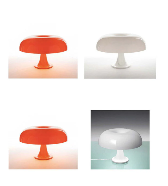 Funksjonell og stilfull sopplampe med LED. Gir effektiv og behagelig belysning til stue og soverom.