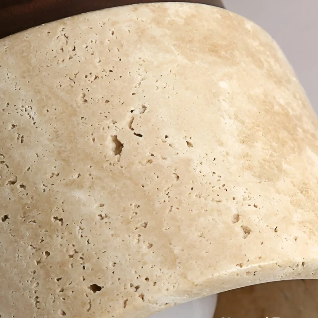 Designlampe: Moderne LED taklampe i japansk stil. Fornyer stue/soverom interiør med stilren belysning.