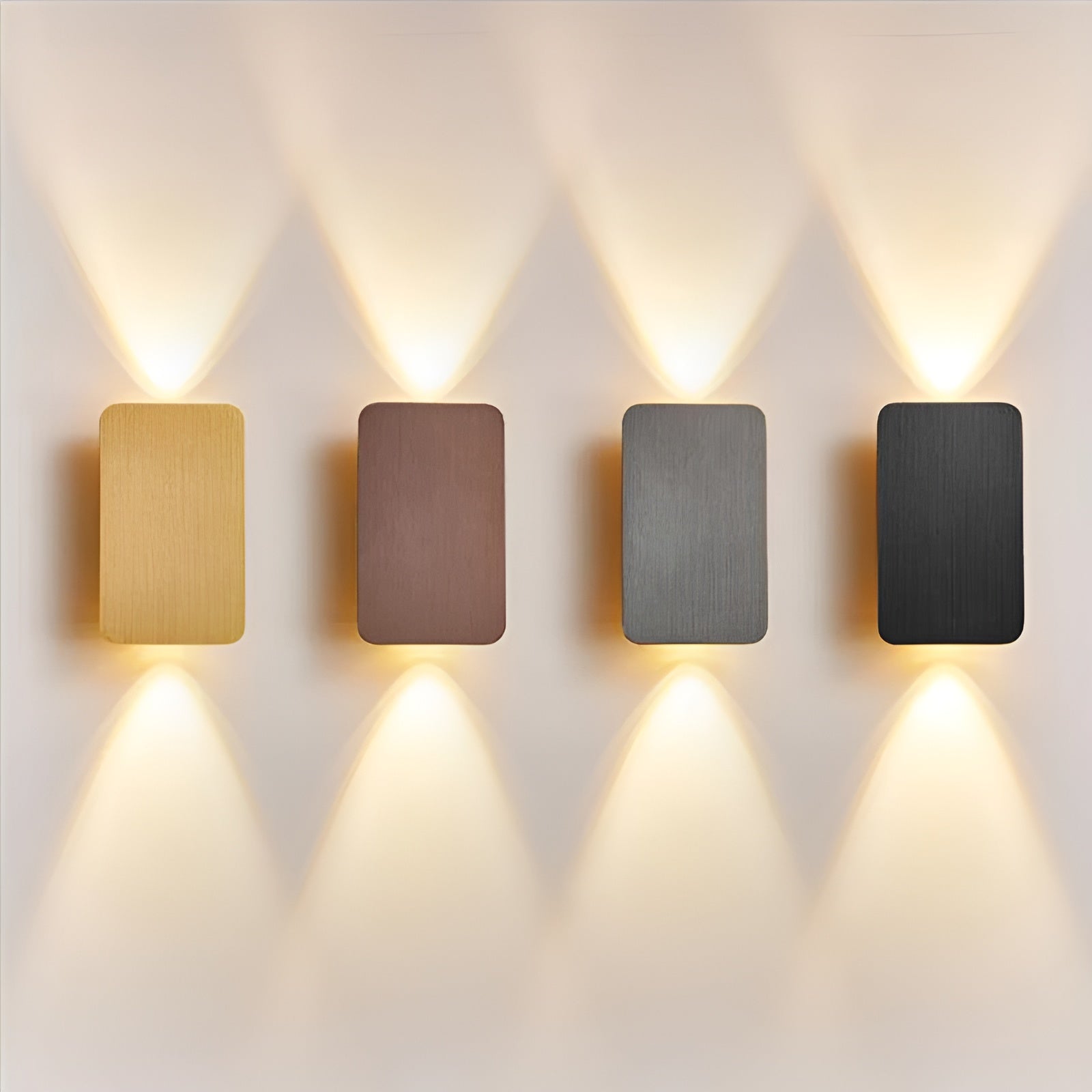 Allsidig LED vegglampe, moderne design og ideell for både korridor og trappebelysning i hjemmet.