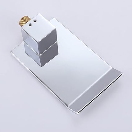 Design veggkran for bad, berøringsfri og hygienisk. Svart, minimalistisk kran som sparer vann.