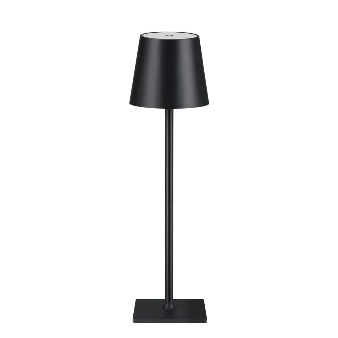 Moderne trådløs bordlampe med LED-belysning, USB-lading og berøringskontroll for fleksibelt stemningslys.